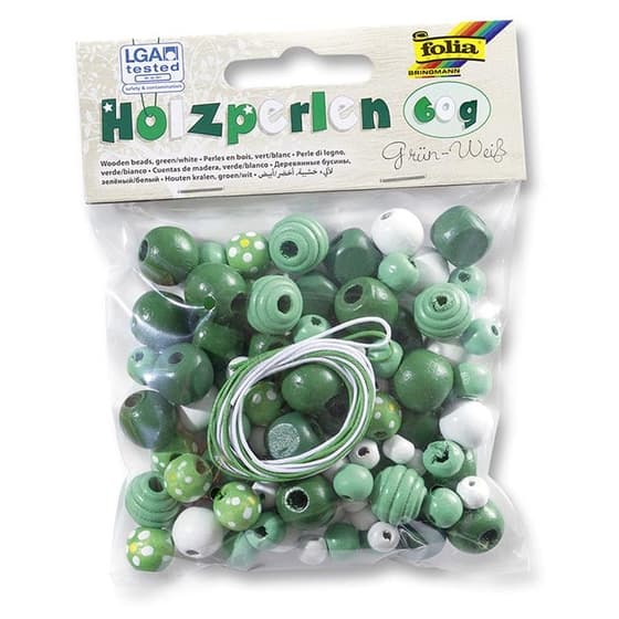 22974-Perles-en-bois-60g-dégradé-de-vert-et-blanc