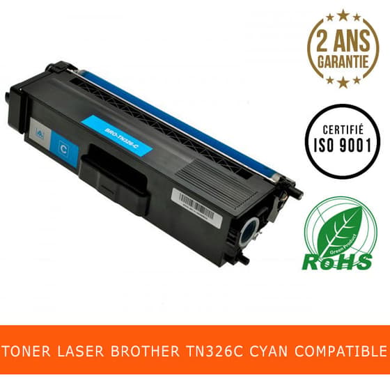 RONTRTN326C-cartouche-BROTHER-TN326C-laser-cyan-compatible
