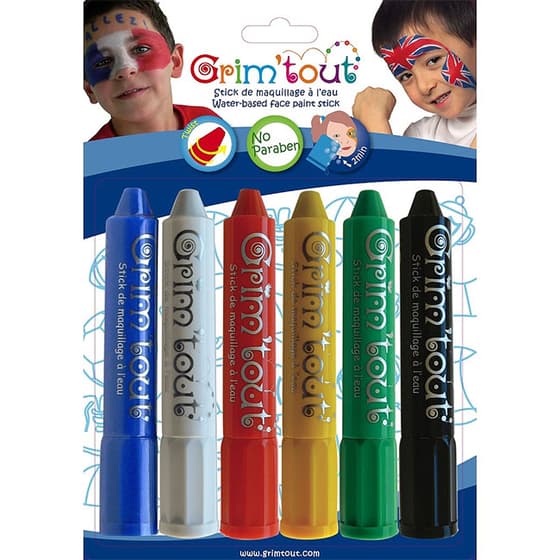 OZIGT41881COULEURS-Maquillage-GRIM'TOUT-6-sticks-de-couleurs