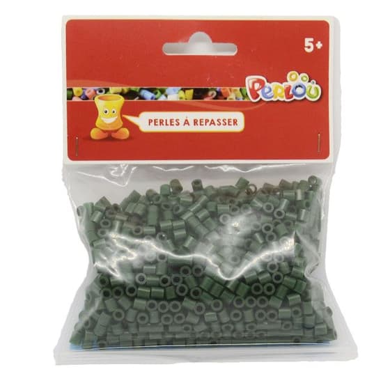 DTM731007-1000-perles-à-repasser-vert-foncé-PERLOU