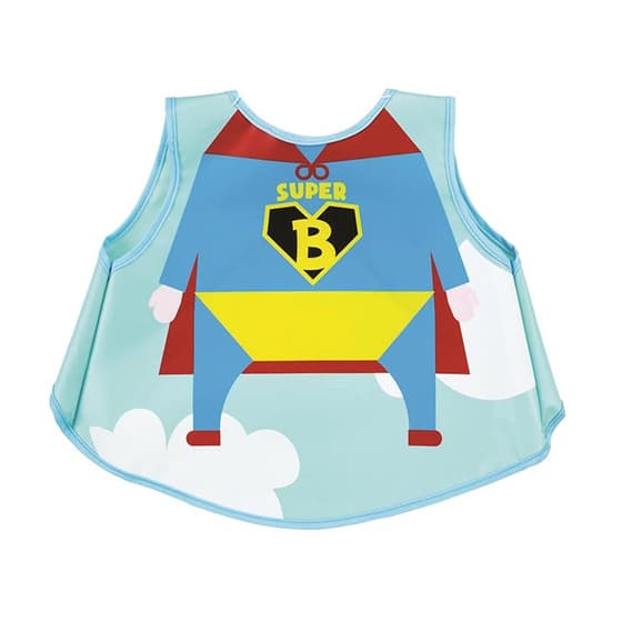 PU1047-Bavoir-tablier-super-bébé-TOM-ET-ZOÉ-bleu
