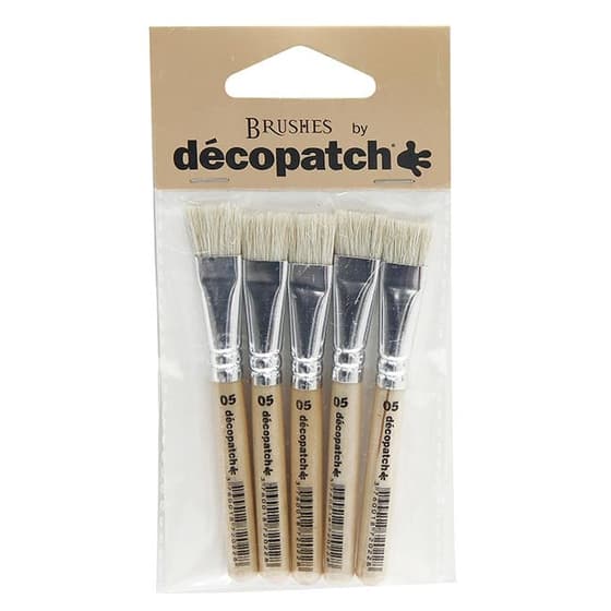 PACKPC05O-Lot-de-5-petits-pinceaux-pure-soie-DECOPATCH
