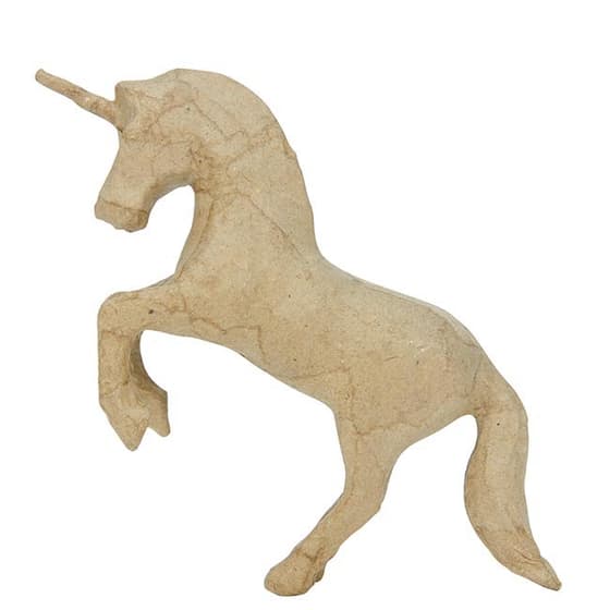 AP143O-Figurine-papier-mâché-pulpé-licorne-12-cm