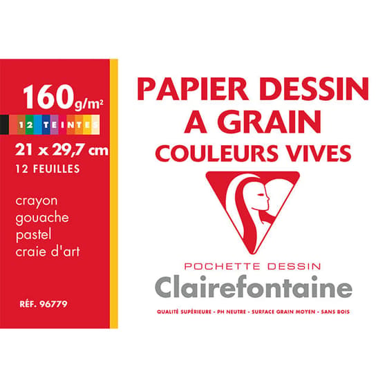 12-feuilles-a-dessin-clairefontaine-a4-160g-96779C