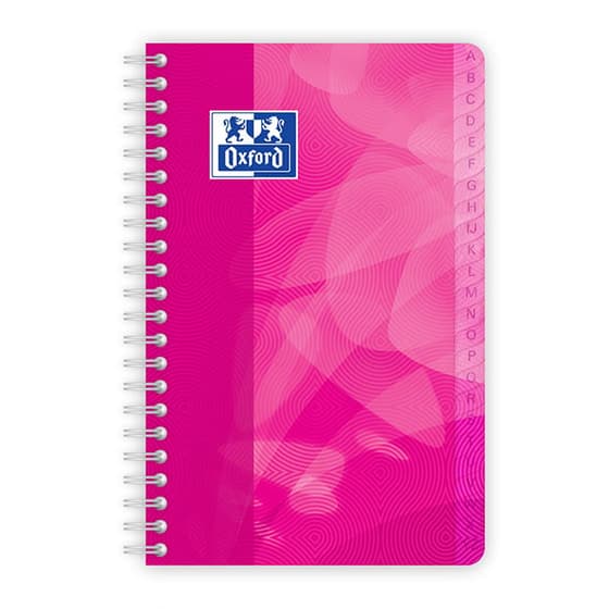 repertoire-a-spirale-oxford-polypro-rose-11x17cm-100p-5x5-400080692