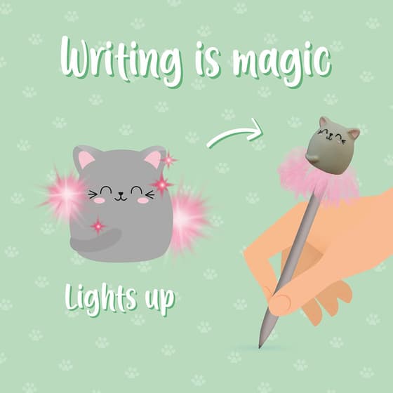 legkp0001-stylo-a-bille-lumineux-legami-writing-is-magic-chat-pointe-moyenne-07mm-encre-gel-bleue-4