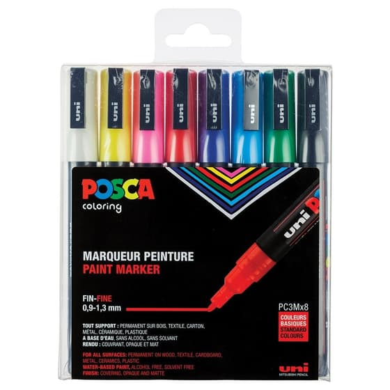 Pochette-de-8-POSCA-PC3M-pointe-fine-couleurs-assorties-001