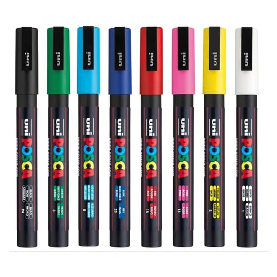 Pochette-de-8-POSCA-PC3M-pointe-fine-couleurs-assorties-002
