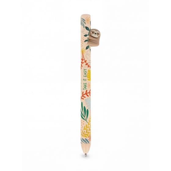 leghug0006-stylo-a-bille-retractable-legami-free-hugs-paresseux-encre-verte-1