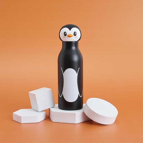cmpka0806noir-gourde-enfant-isotherme-acier-inoxydable-swiigo-friends-pingouin-400ml-5