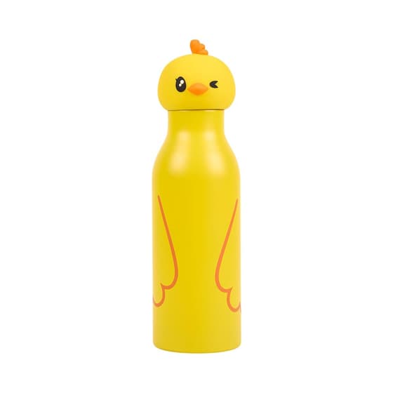 cmpka0806jaune-gourde-enfant-isotherme-acier-inoxydable-swiigo-friends-poussin-400ml-1