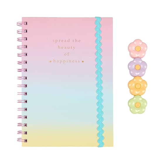 lac462f051pastel-carnet-a-spirale-pastel-a5-les-coquettes-surligneurs-fleurs-empilables-3