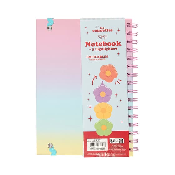 lac462f051pastel-carnet-a-spirale-pastel-a5-les-coquettes-surligneurs-fleurs-empilables-1