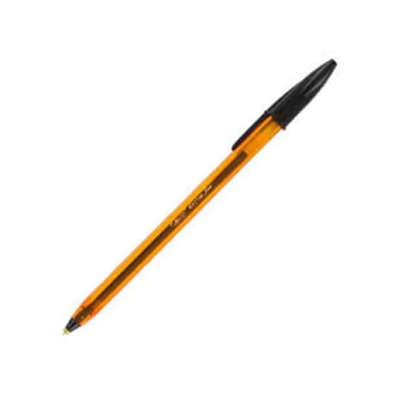 Stylo-bille-Bic-pointe-fine-Corps-plastique-orange-a-capuchon-6565702