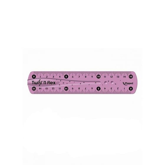 regle-maped-twist-n-flex-rose-15cm-M279110ROSE