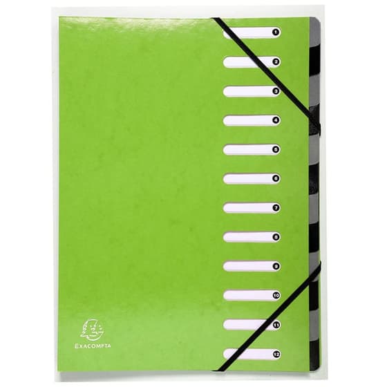 trieur-Harminka-EXACOMPTA-Iderama-12-compartiments-vert-EXA53923E