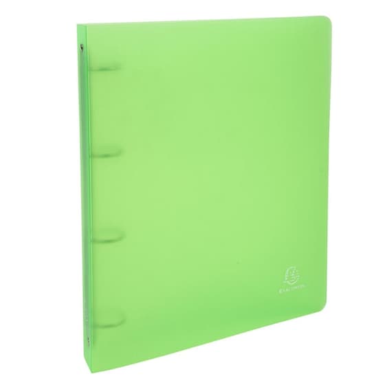 classeur-souple-A4+-EXACOMPTA-4-anneaux-dos-4cm-polypro-vert-3106004