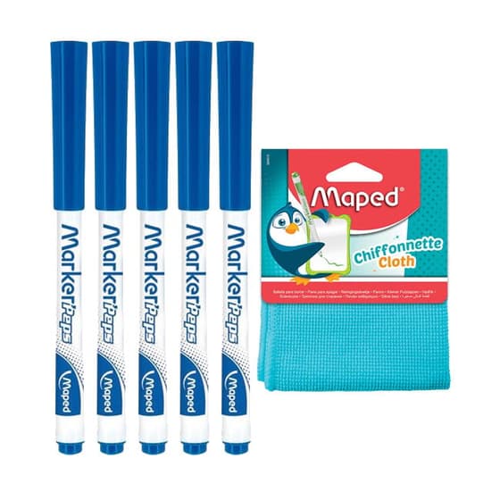 lot-5-feutres-effacables-a-sec-chiffonnette-maped-marker-peps
