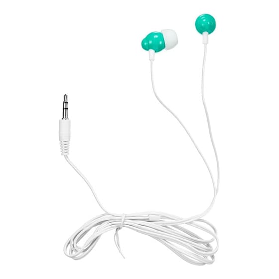 Ecouteurs-audio-BE-MIX-câble-plat-verts