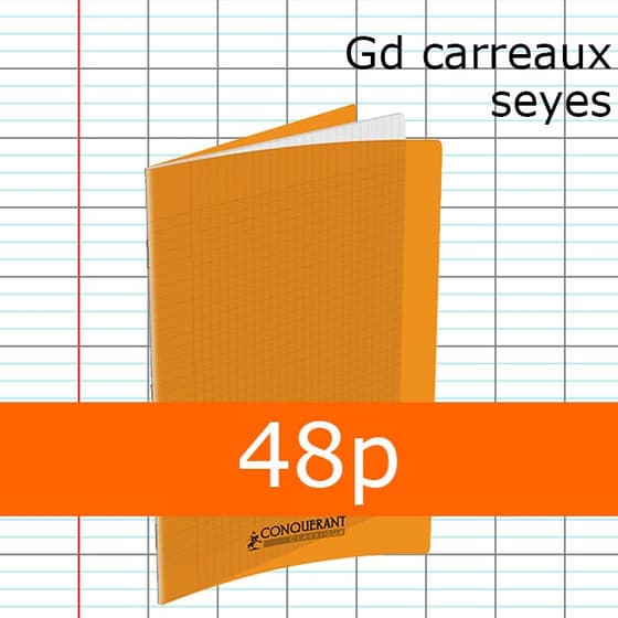 8415397_Cahier_polypro_orange_24x32_CONQUERANT_grands_carreaux