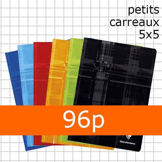 CAH01-0200_Cahier_24x32_CLAIREFONTAINE_petits_carreaux