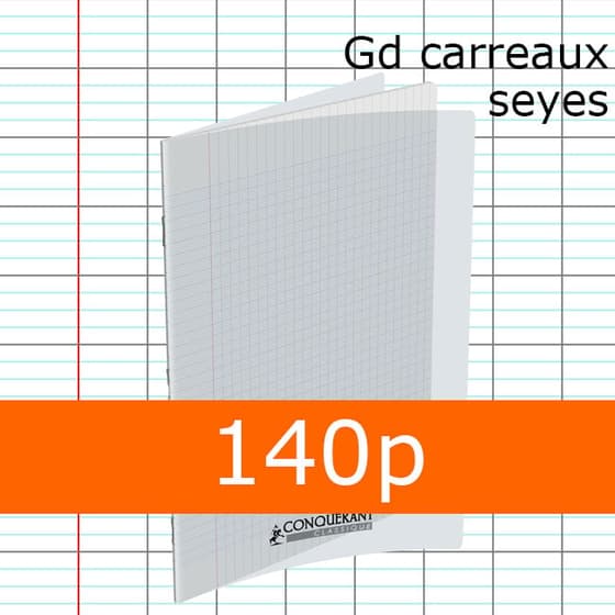 CAH03-0096-cahier-polypro-incolore-24x32-conquerant-grands-carreaux-140-pages