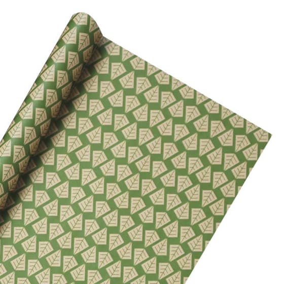 CLA223843C-Rouleau-de-papier-cadeau-CLAIREFONTAINE-Feuilles-vertes-50m