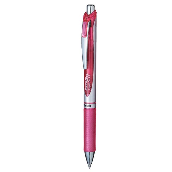 bl77px-stylo-roller-pentel-energel-rétractable-pointe-moyenne-rose