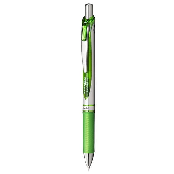 bl77kx-stylo-roller-pentel-energel-rétractable-pointe-moyenne-vert-clair