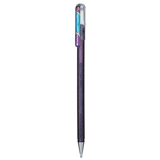 k110dvx-stylo-roller-pentel-dualmetallic-encre-gel-métallisee-violet