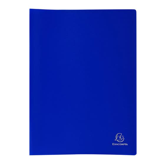 Protege-documents-EXACOMPTA-A4-80-vues-40-porte-vues-Bleu