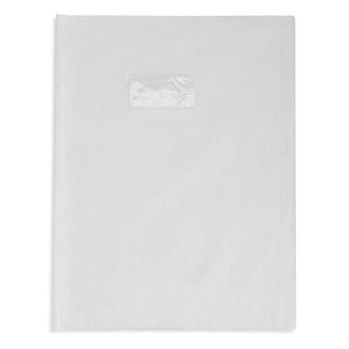 protege-cahier-plastique-epais-opaque-blanc
