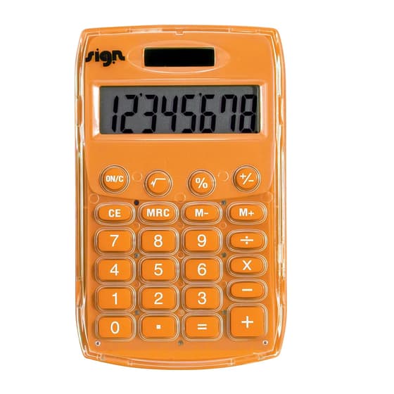 17762-calculatrice-de-poche-8-chiffres-orange