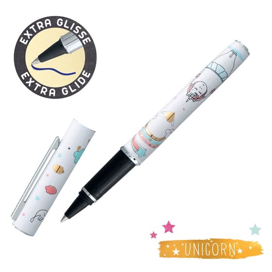KR23877-stylo-roller-metal-rollink-licorne-blanc (1)