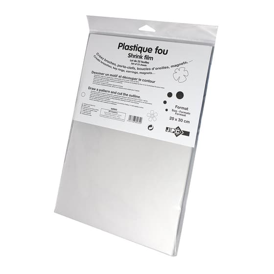 669032-Plastique fou - 25 feuilles - Format A4 2030 cm