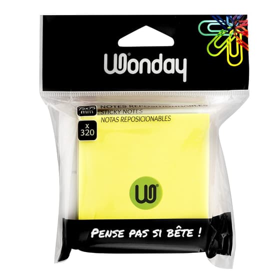 fpp100092-bloc-notes-néon-320-feuilles-repositionnables
