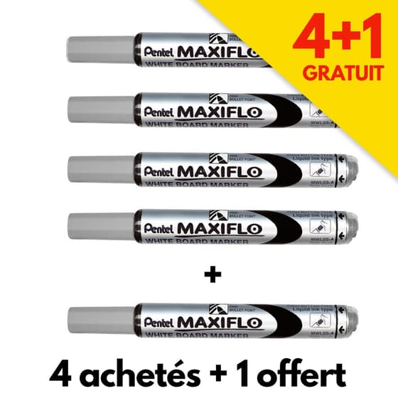 5888402-5-bundle-4-marqueurs-maxiflo-noir-4+1-gratuits