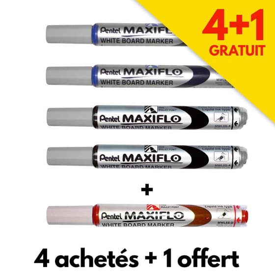 5888403-5-bundle-marqueurs-maxiflo-2-bleus-2-noirs-1-rouge