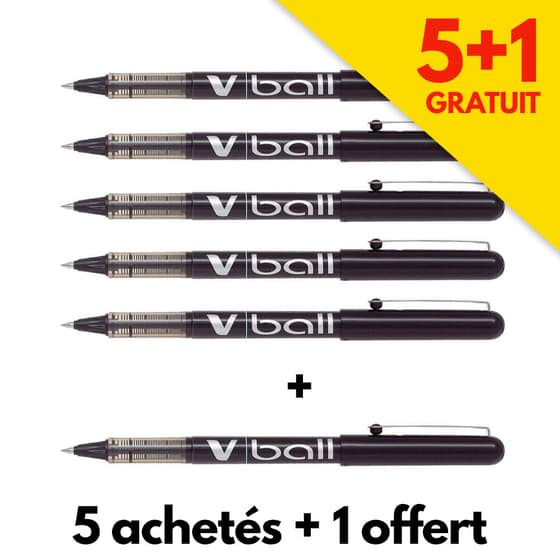 1457902-6-Bundle-5-stylos-v-ball-pilot-05-noir