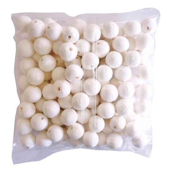 610027 - 50 boules blanches 40 mm