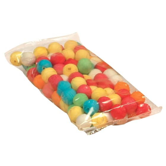 610005 - 100 boules couleurs assorties 18 mm