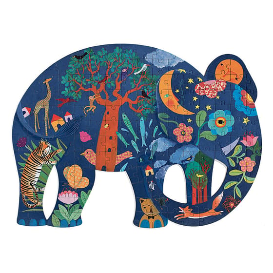 DJEDJ07652-djeco-elephant-puzzle-artistique-150-pièces