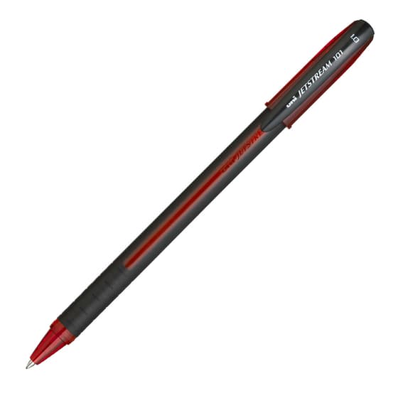 asssx10110-stylo-roller-uniball-jetstream-101-pointe-moyenne-1,0mm-rouge