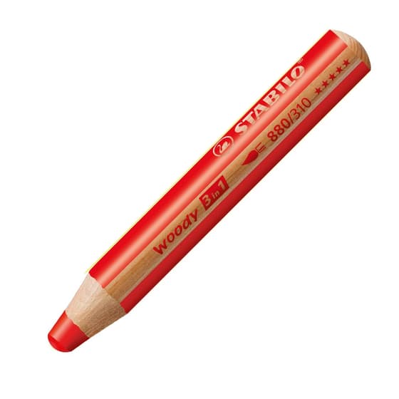 crayon-multi-talents-stabilo-woody-3en1-rouge-vermillon