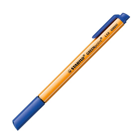 6088-41-stylo-feutre-stabilo-greenpoint-bleu-pointe-moyenne