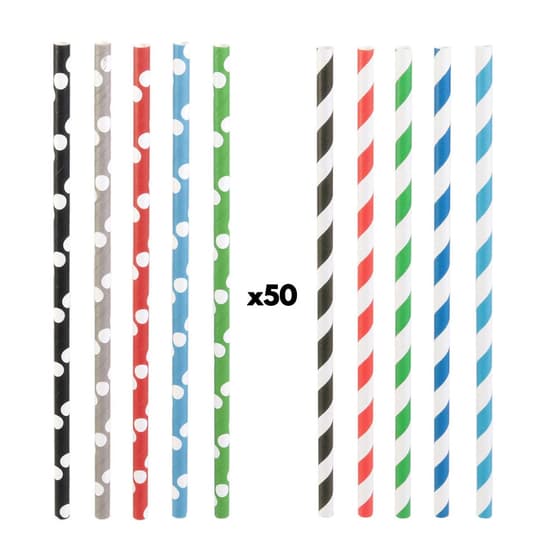 KV7272-50-pailles-fantaisie-en-papier-couleurs-classiques