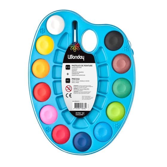 APN450191-palette-ovale-de-12-pastilles-de-gouache-avec-pinceau