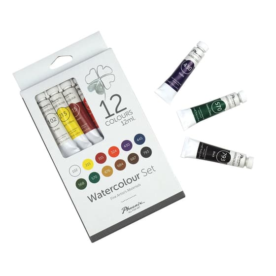PAE020703PW1212-set-de-12-tubes-peinture-aquarelle-phoenix-beaux-arts-12ml-1