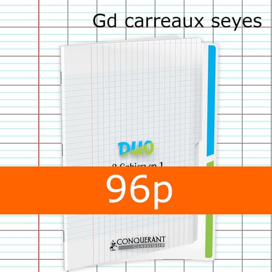400114781-cahier-2-sections-24x32-polypro-conquerant-duo-96-pages-seyes