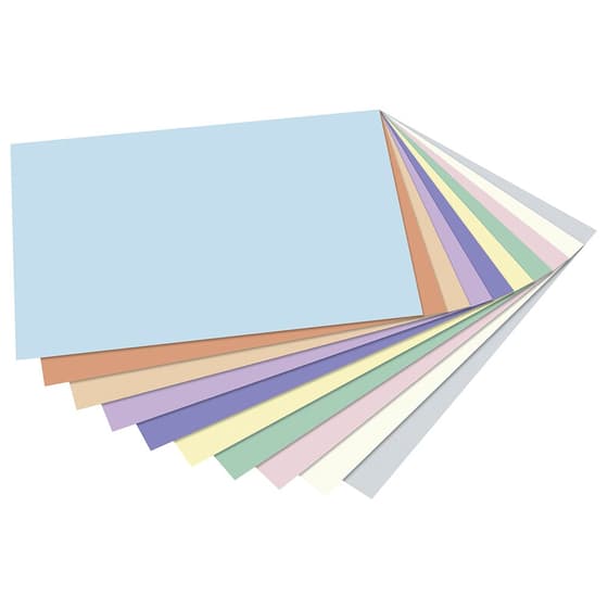 FOL678-20-feuilles-papier-a-dessin-et-papier-cartonne-a4-130g-300g-couleurs-pastel-1